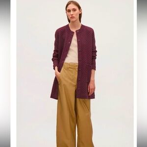 COS Textured Knit Cardigan, size M